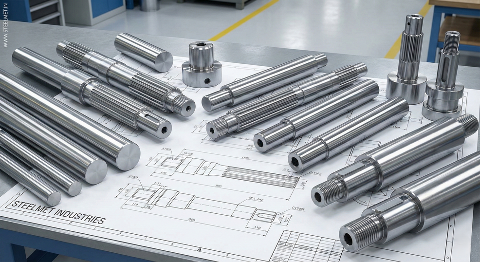 Bright steel bars used in tooling, shafts and power transmission components