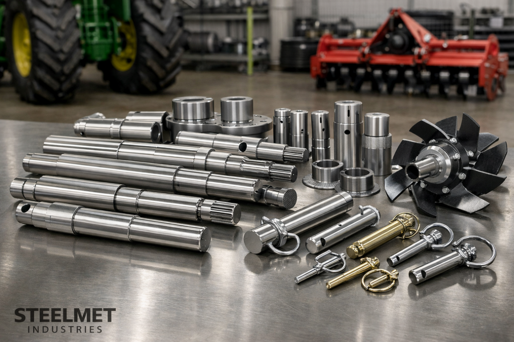 Bright steel bars used in farm machinery and agricultural equipment components