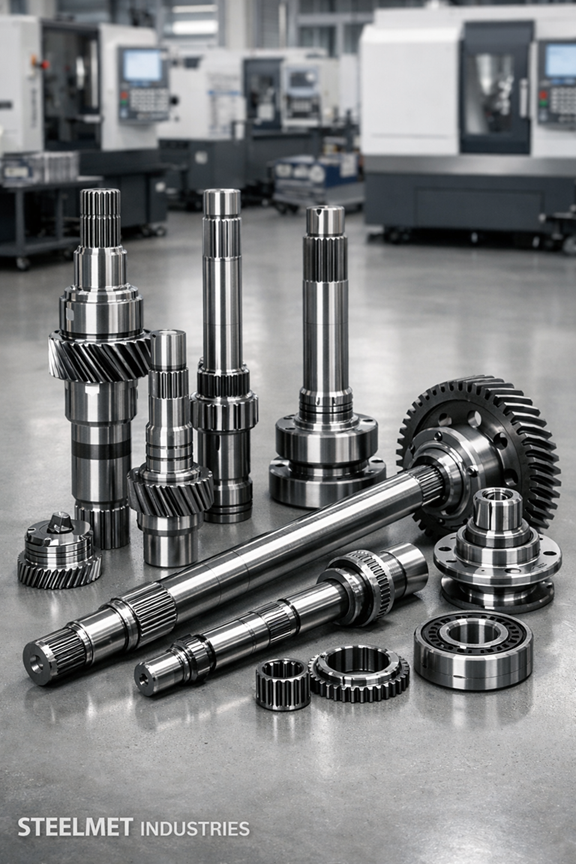 Bright steel bars used in automotive shafts, axles and precision vehicle components