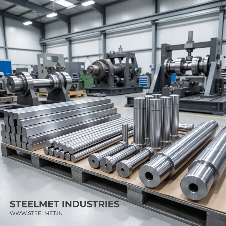 Bright steel bars used in defence, railway and aerospace precision components