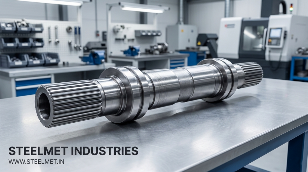 differential shaft manufactured using steel bright bars for automotive axles