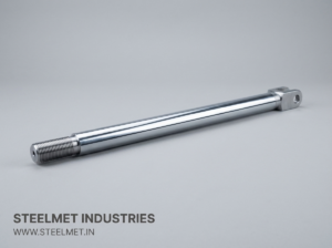 Technical view of hydraulic piston rod highlighting straightness, cylindrical geometry and surface finish