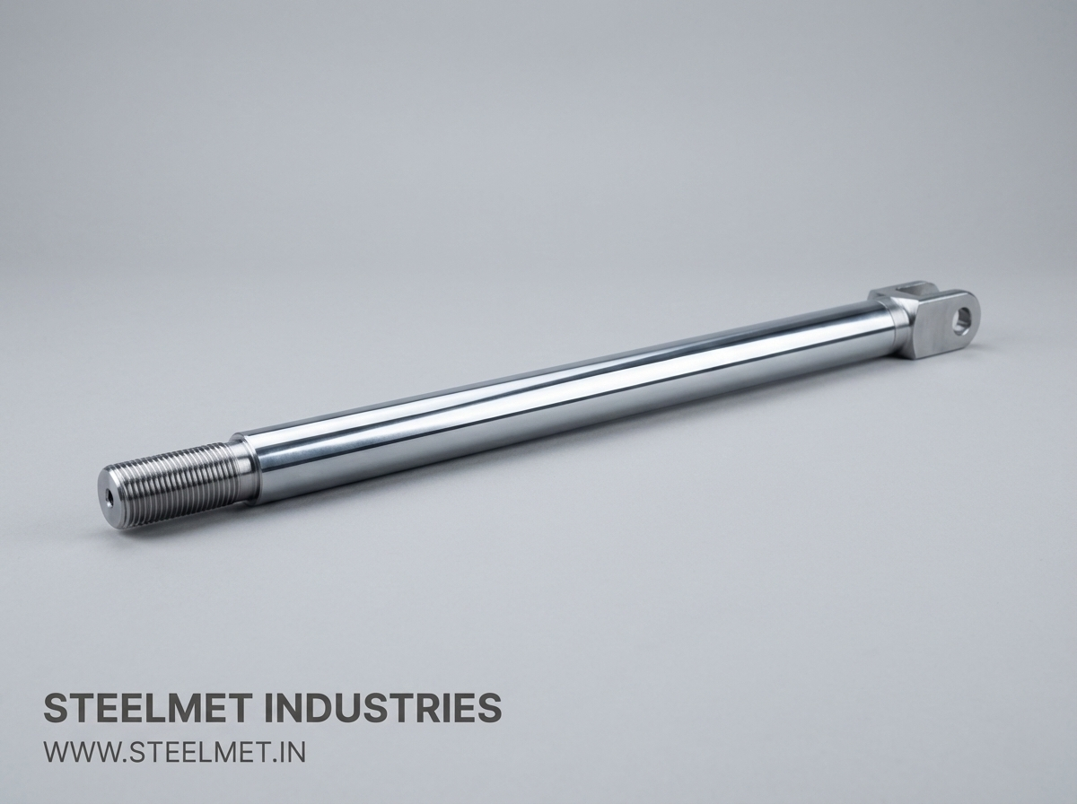 Use of Steel Bright Bars in Hydraulic Piston Rod Manufacturing | Steelmet
