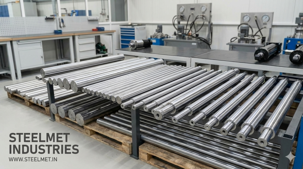 Bright steel bars used in hydraulic and pneumatic system components