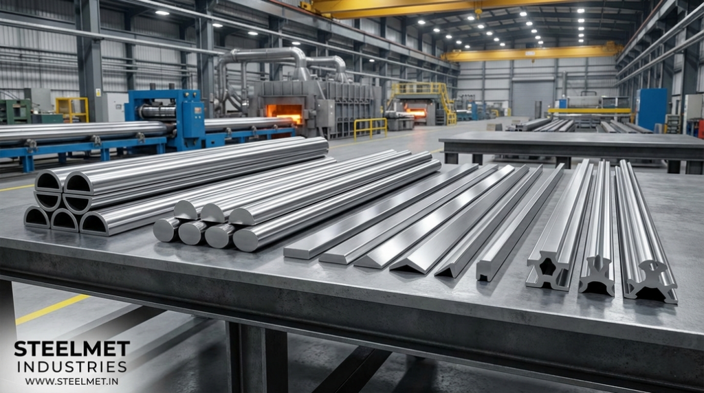 Special shape bright steel bars used for custom manufacturing