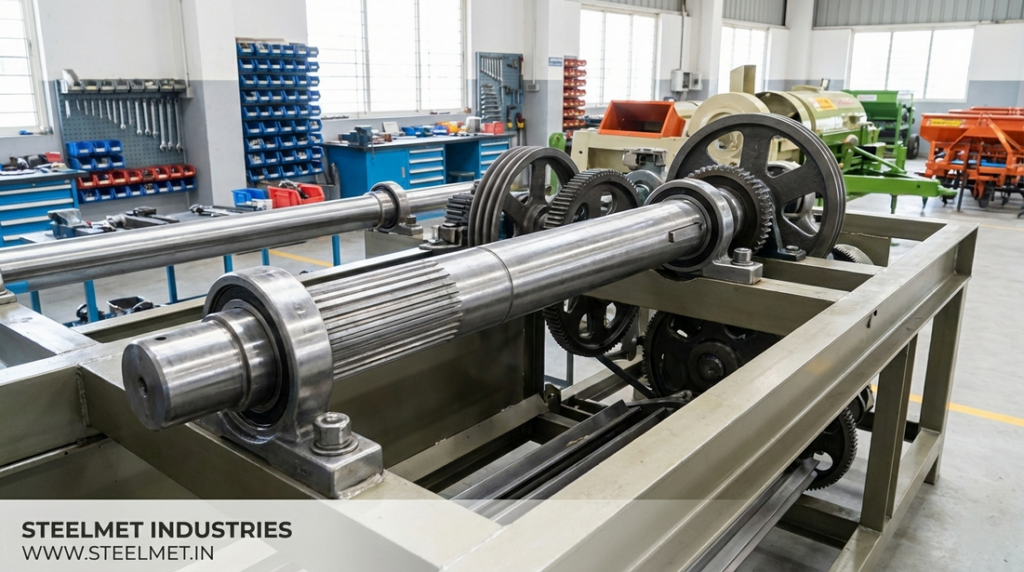 Steel bright bar used for manufacturing agricultural thresher shaft